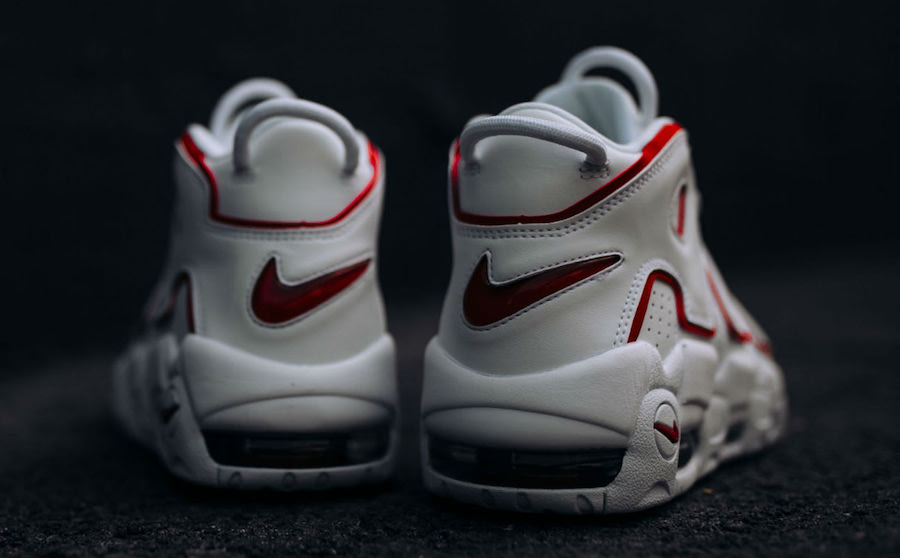 Nike Air More Uptempo White Varsity Red 921948-102 Release Date