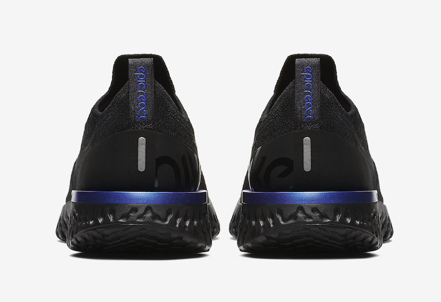 Nike Epic React Flyknit Black Racer Blue AQ0067-004 Release Date