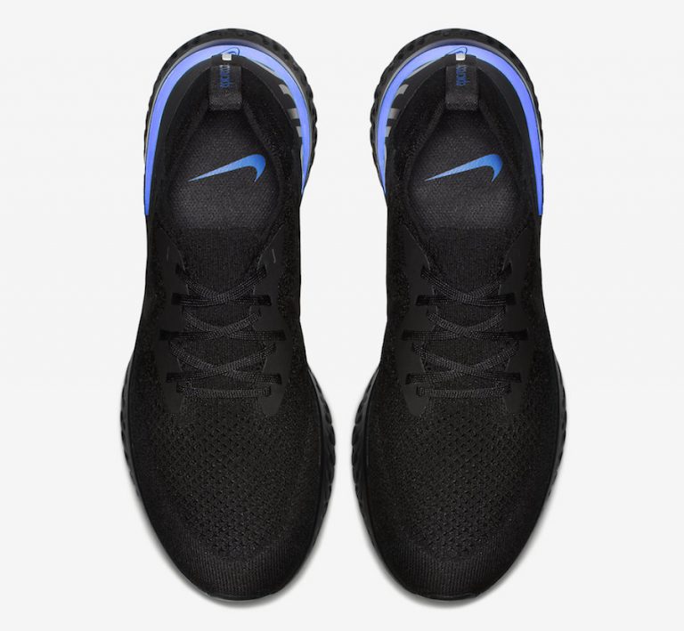 Nike Epic React Flyknit Black Racer Blue AQ0067-004 - Sneaker Bar Detroit