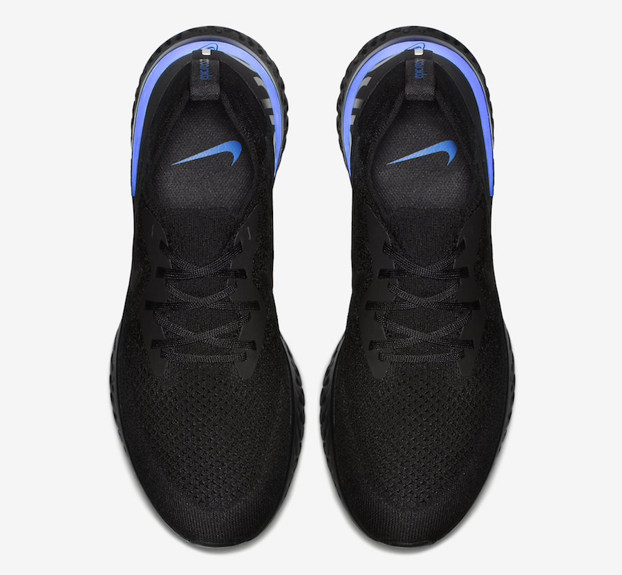 Nike Epic React Flyknit Black Racer Blue AQ0067-004 Release Date