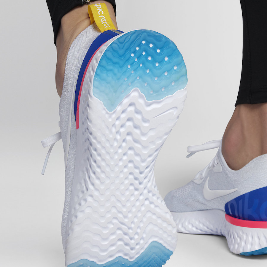 Nike Epic React Flyknit White AQ0067-101 Release Date Pricing