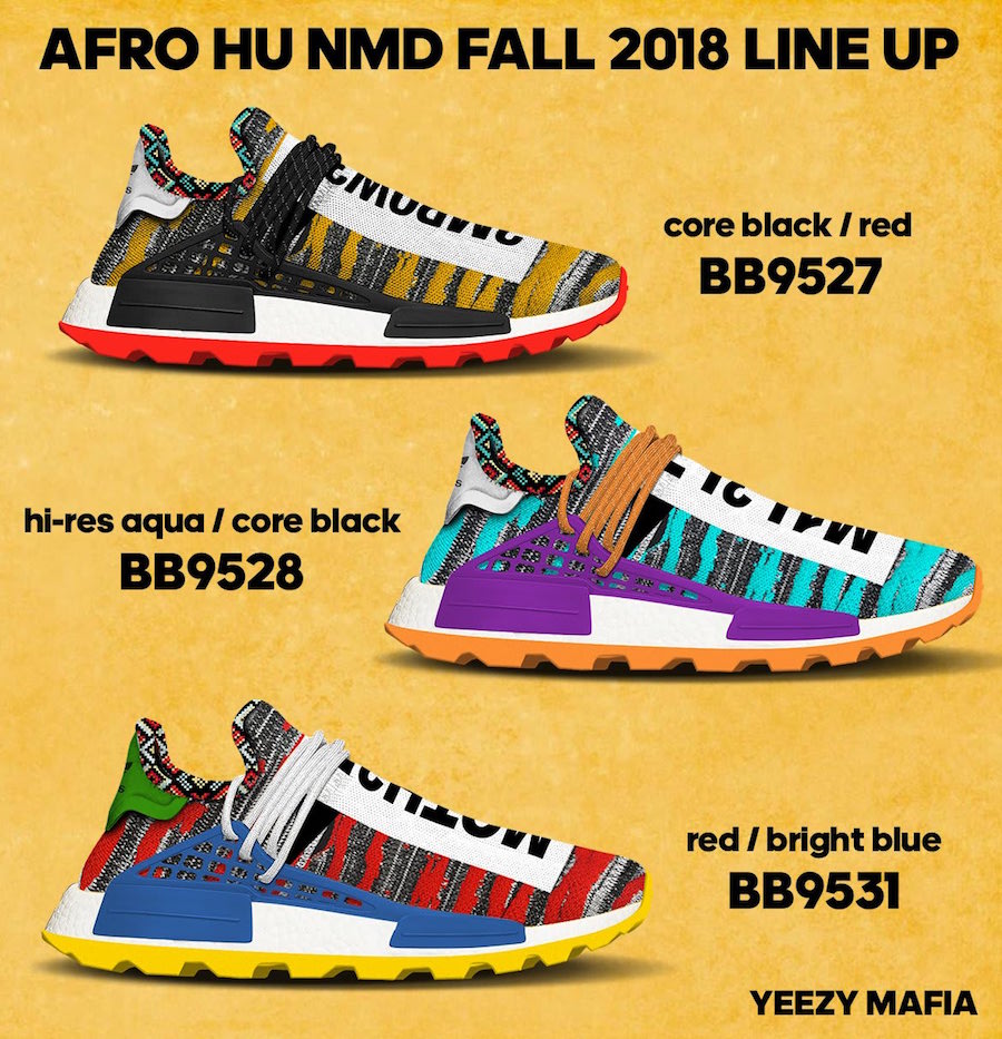 Pharrell adidas Afro NMD Hu Release Date