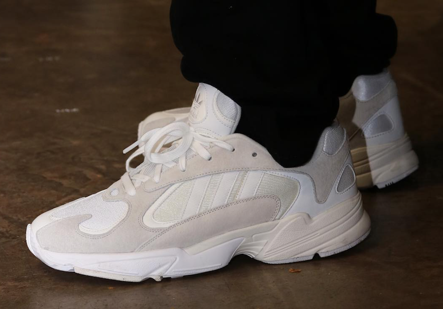 adidas Yung-1 White Grey On-Feet