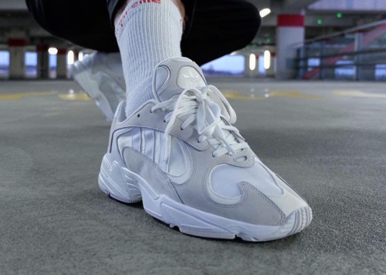 yung 96 white on feet