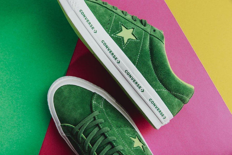 Converse One Star Low Green
