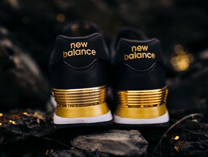 New Balance 574 Black Gold