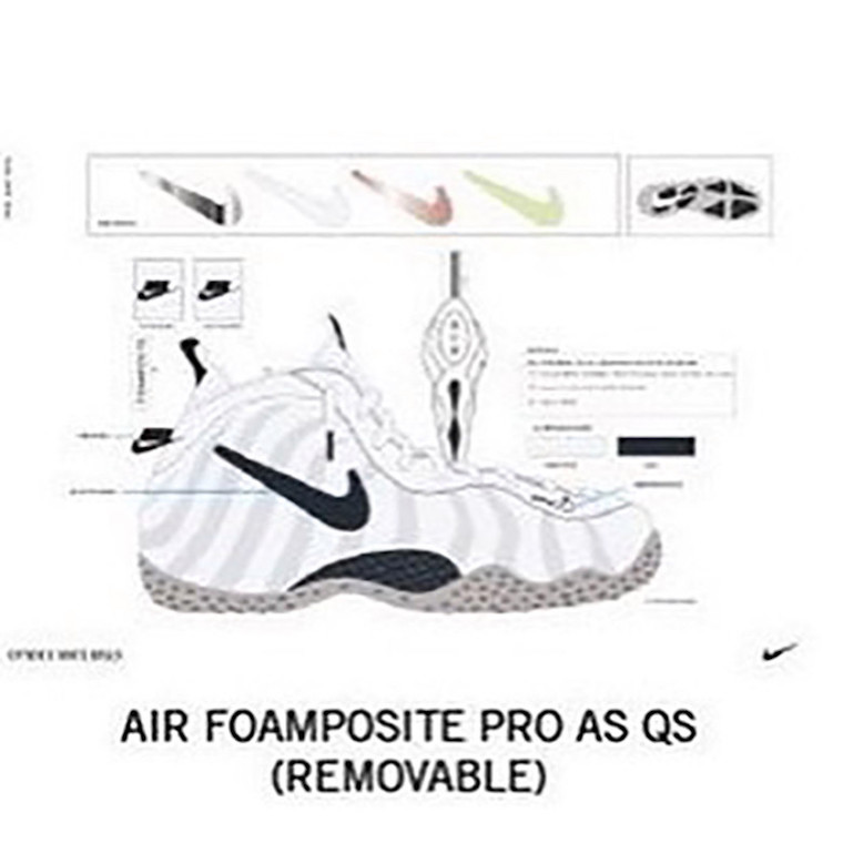Nike Air Foamposite Pro All-Star Removable Swoosh Logos