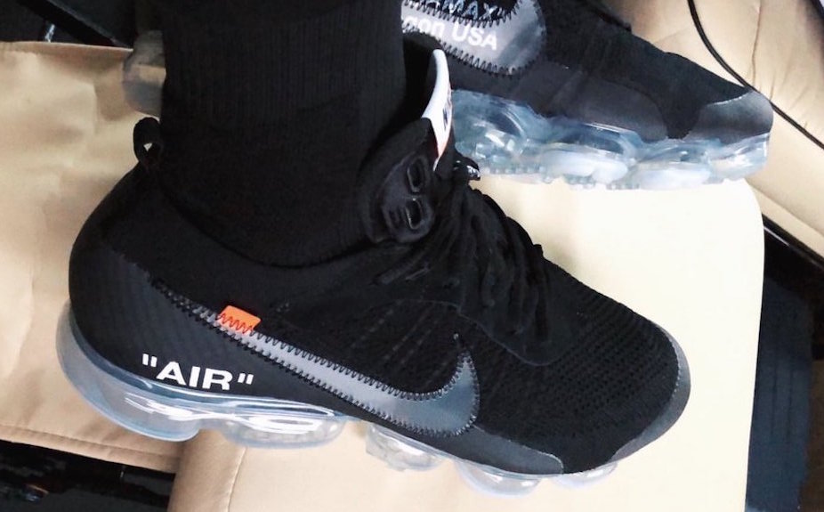 off white nike shoes vapormax
