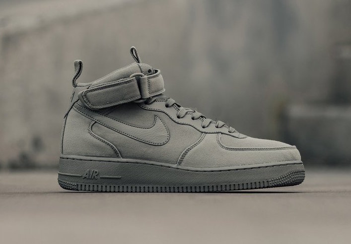 Contrato Mira latitud Nike Air Force 1 Mid Canvas Dark Stucco - Sneaker Bar Detroit