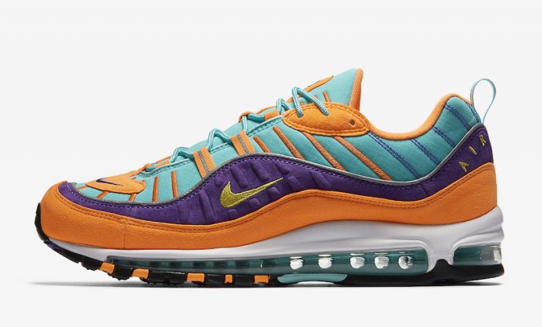 Nike Air Max 98 Cone Tour Yellow Hyper Grape 924462-800 - Sneaker Bar ...