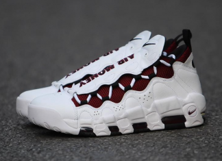 Nike Air More Money Burgundy White