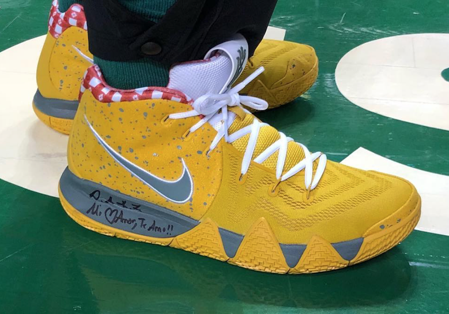 Nike Kyrie 4 Yellow Lobster Release Date