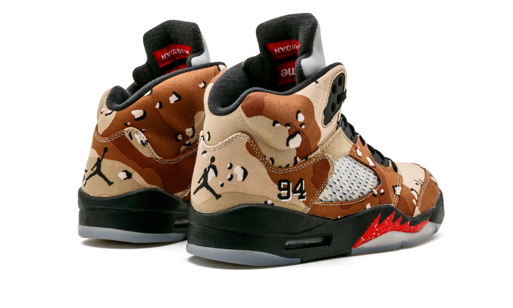 Supreme x Air Jordan 5 (Desert Camo) - • Size: 12.5 $450