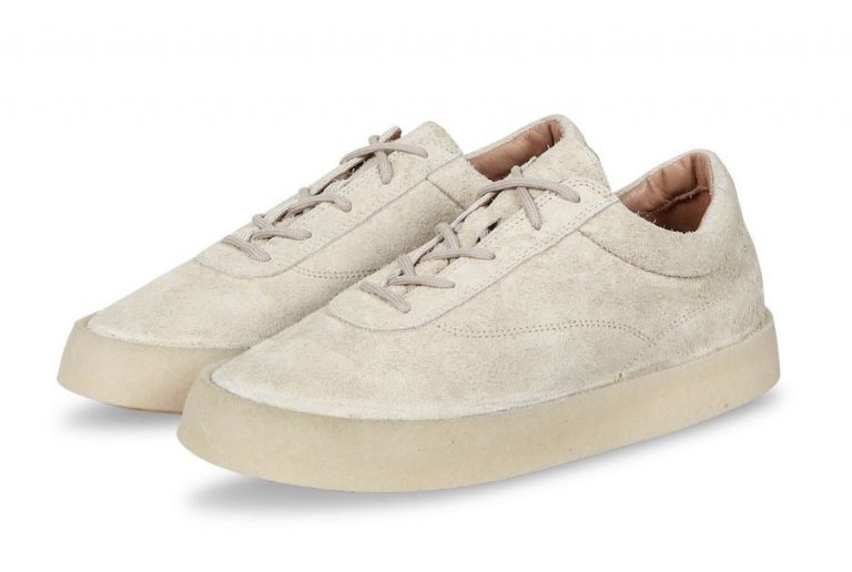 Yeezy Chalk Thick Snaggy Suede Crepe Sneaker - Sneaker Bar Detroit
