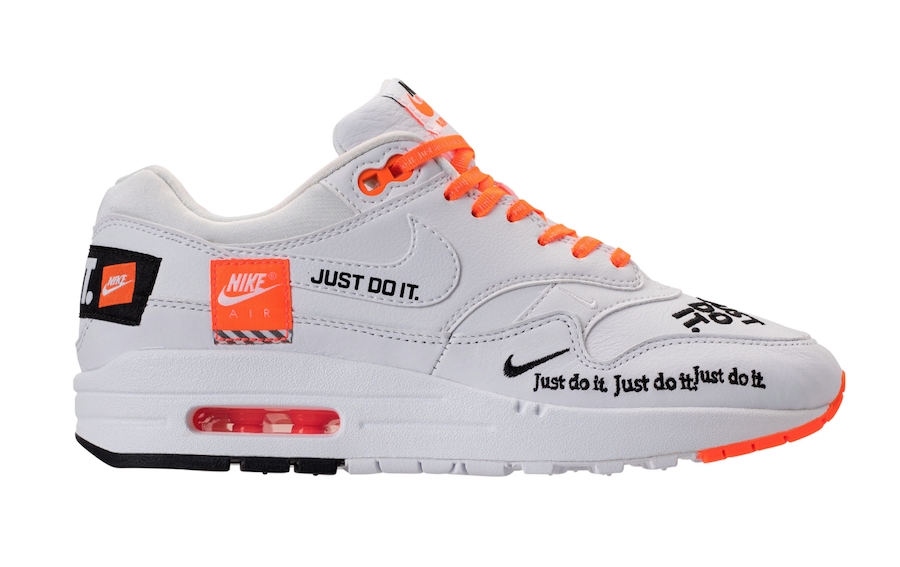 Nike Air Max 1 Just Do It White Orange - Sneaker Bar Detroit