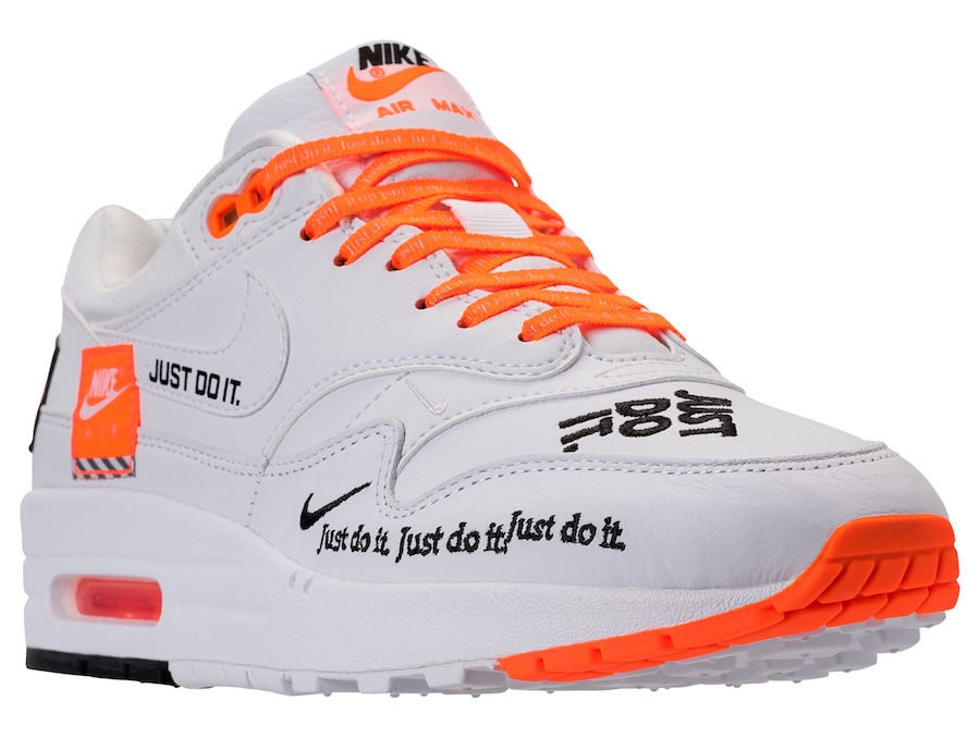 Nike Air Max 1 Lux Just Do It White Total Orange