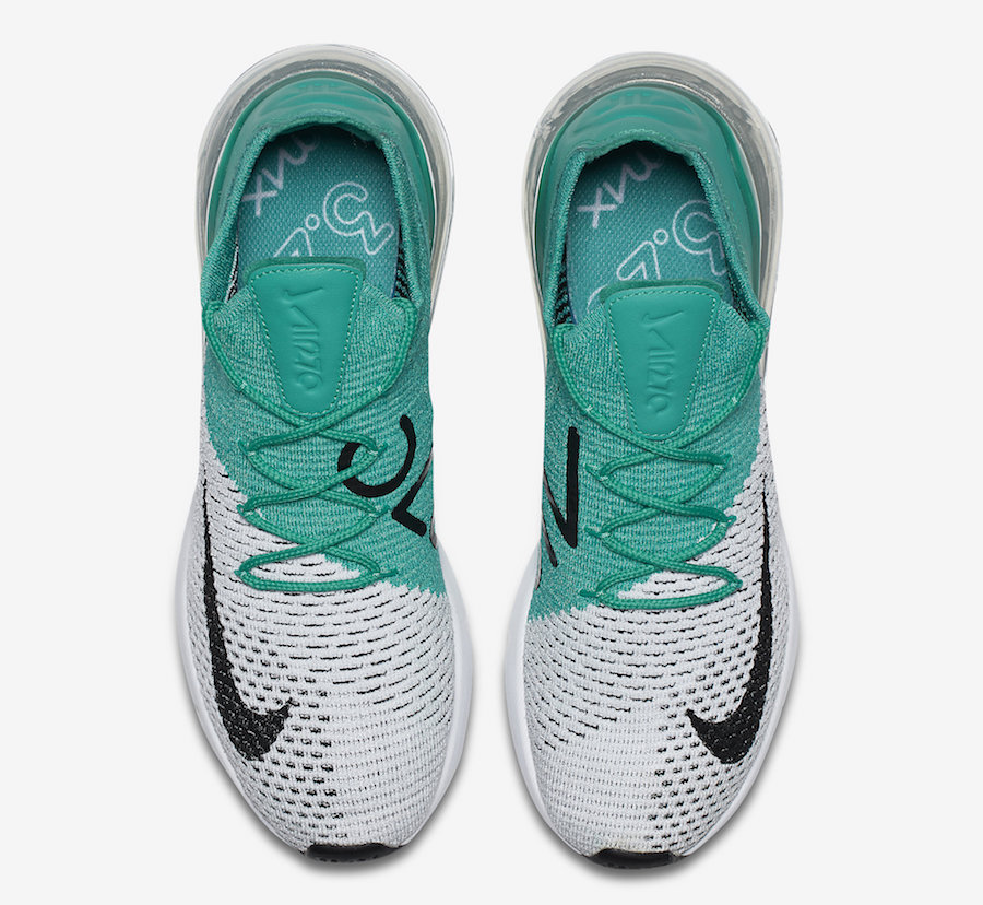 Nike Air Max 270 Flyknit Clear Emerald AH6803-300 Release Date