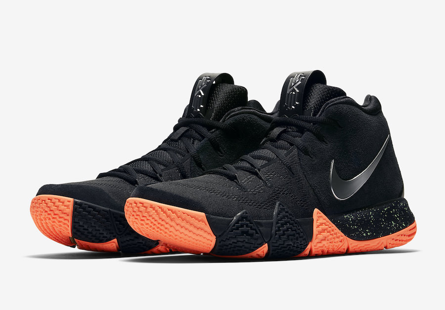 kyrie 4 black and pink