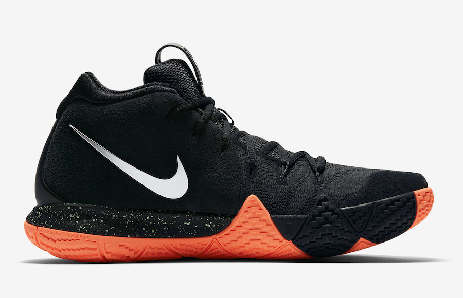 Nike Kyrie 4 Black Silver Orange 943806-010 Release Date