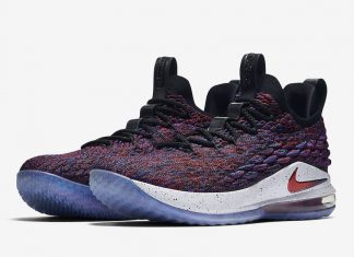 Nike LeBron 15 Low Multicolor University Red AO1755-900