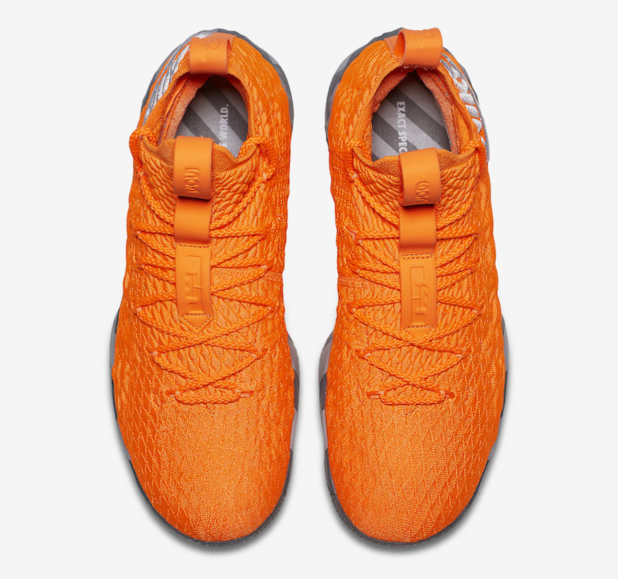 lebron 15 orange box (house of hoops special box and accessories)