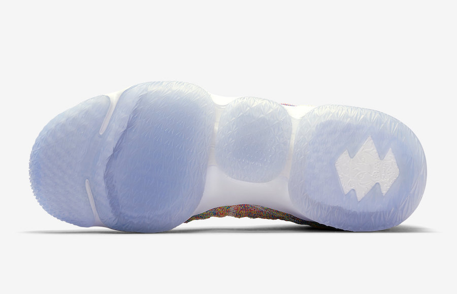Nike LeBron 15 XV Furity Pebbles White Multi-Color 897648-900