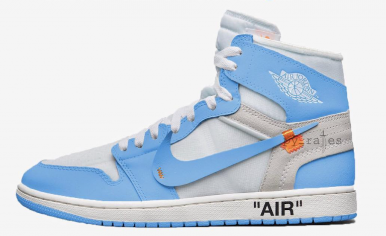 Off-White Air Jordan 1 Powder Blue AQ0818-148 - Sneaker Bar Detroit