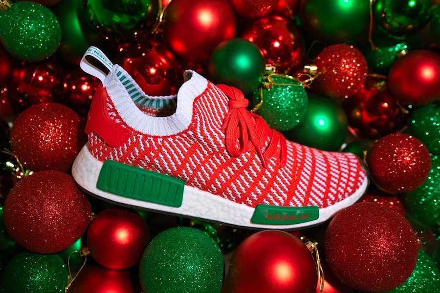 adidas NMD Christmas Red White Green