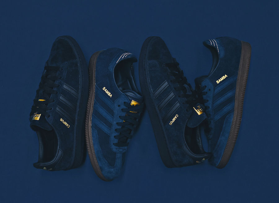 navy blue and gold adidas