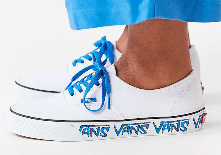 vans authentic sketch sidewall white