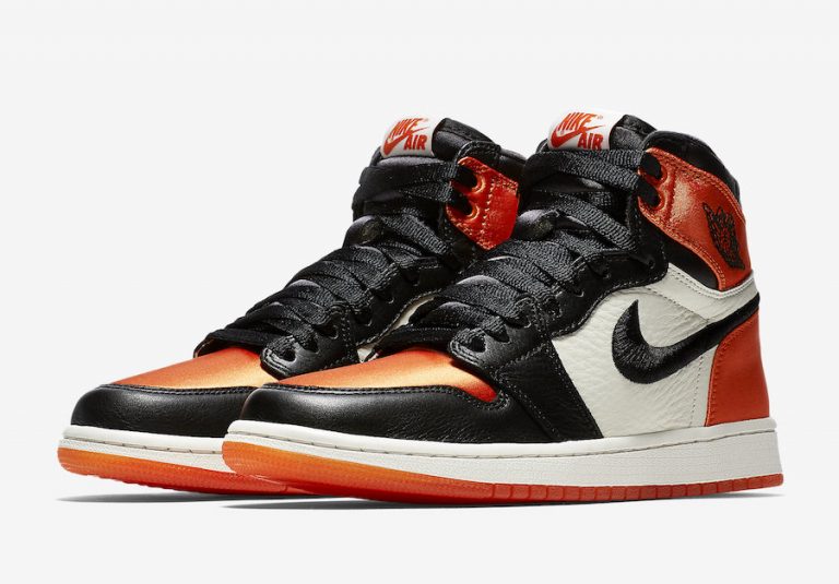 womens air jordan 1 satin shattered backboard
