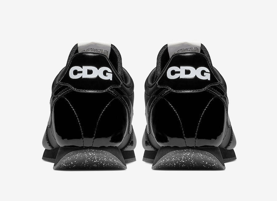 cdg black sneakers