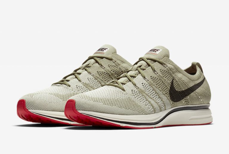 olive flyknit trainer