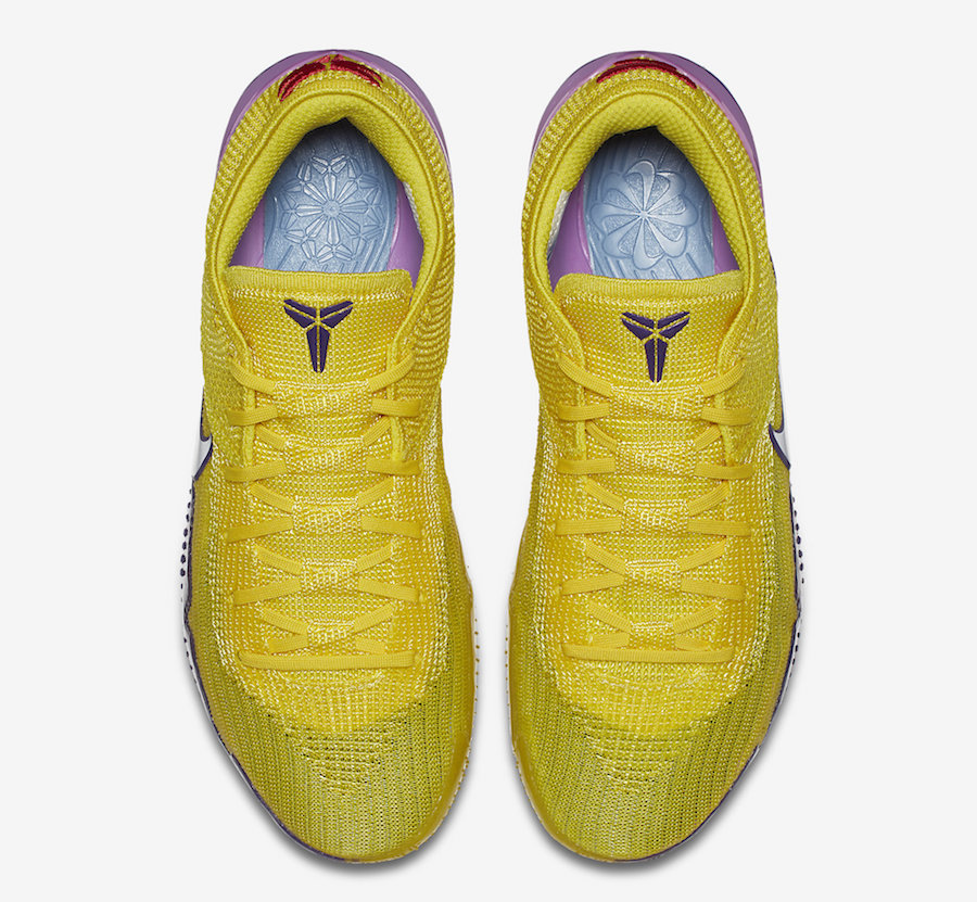 Nike Kobe AD NXT 360 Yellow Strike Lakers AQ1087-700