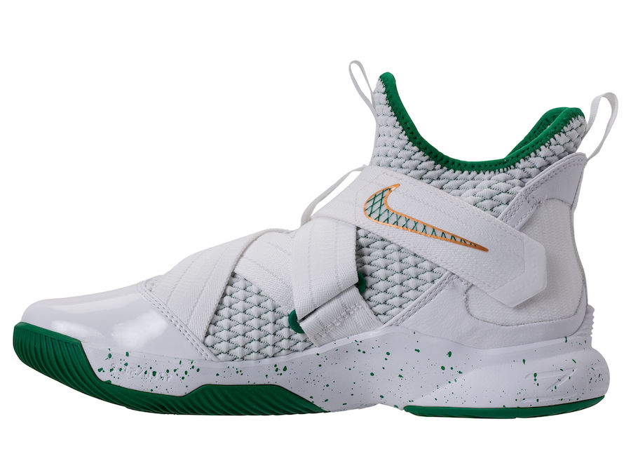 green and white lebron soldier 12