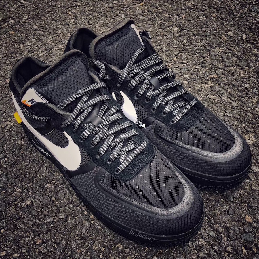 Off-White Nike Air Force 1 Low Black AO4606-001 Release Date