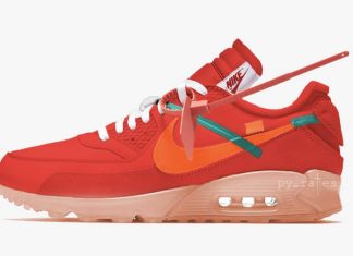 nike air with orange tag