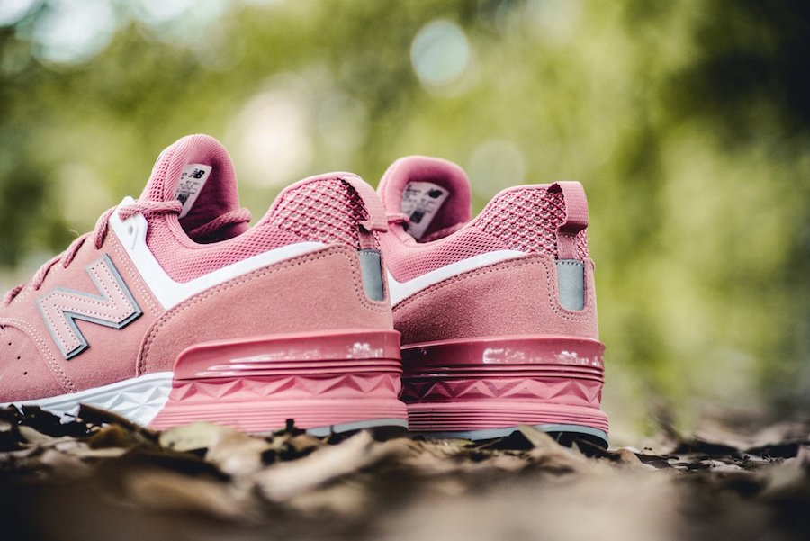 New Balance 574 Pink Suede