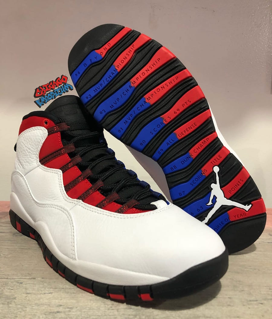 blue and red 10s