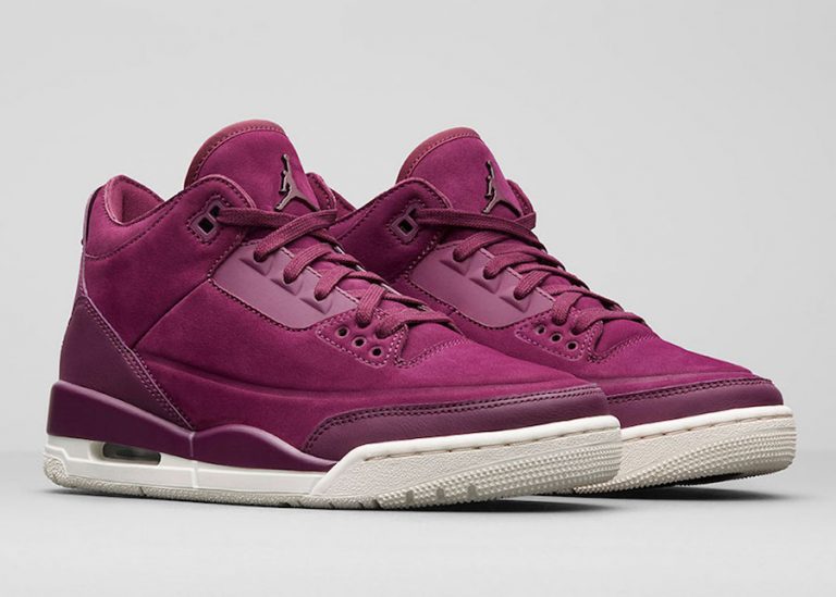 womens jordan 3 bordeaux