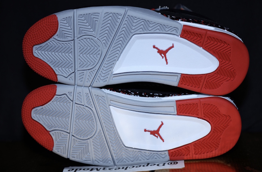 Air Jordan 4 Splatter Nike Air Drake OVO Sample