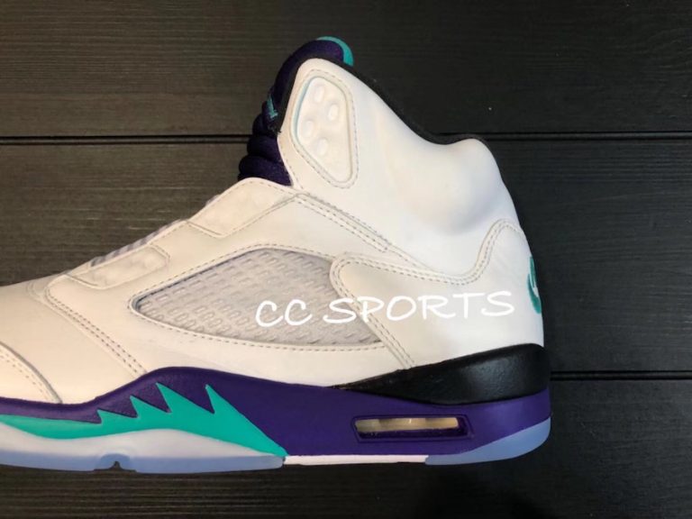 Air Jordan 5 NRG Grape Ice Fresh Prince AV3919135 Release Date SBD