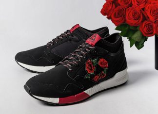 Le Coq Sportif Omicron Red Rose Embroidery