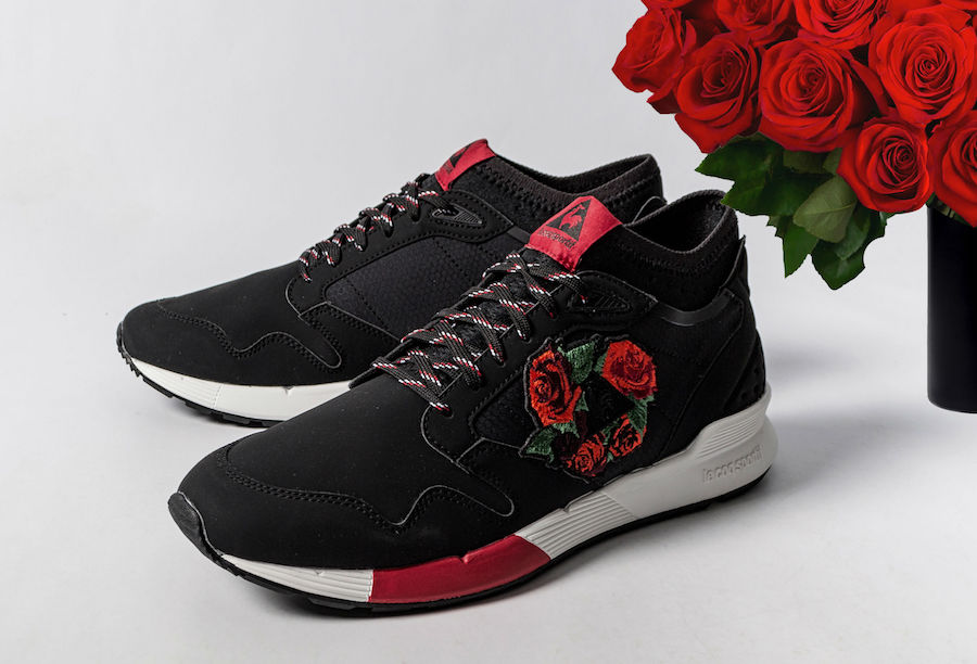 Le Coq Sportif Omicron Red Rose Embroidery