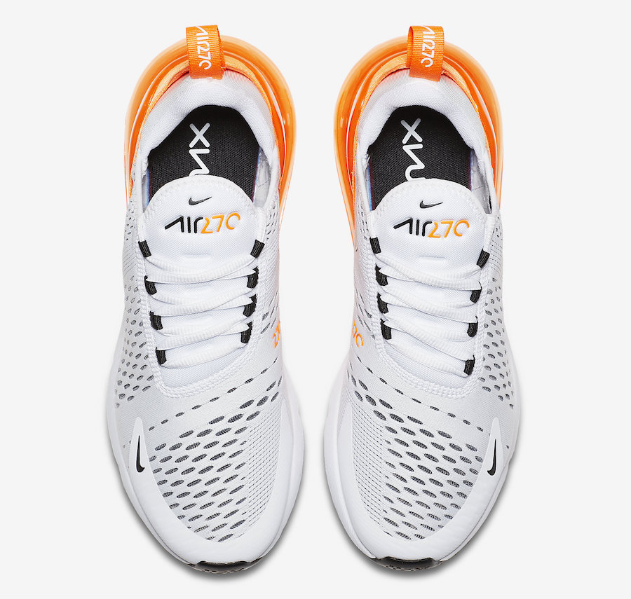 Nike Air Max 270 White Orange AH6789-104