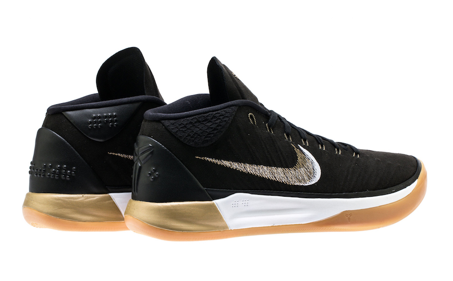 Nike Kobe AD Black Gum Metallic Gold 922482-009 - Sneaker Bar Detroit