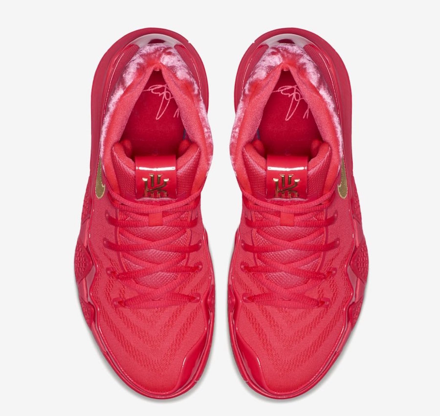 red kyrie 4s