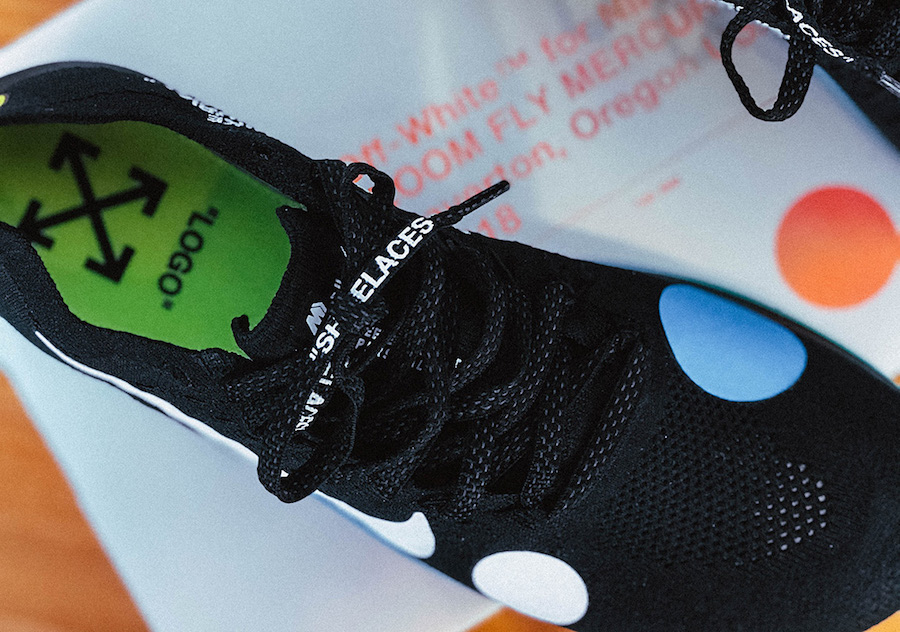 Off-White Nike Zoom Fly Flyknit Mercurial Black Laces
