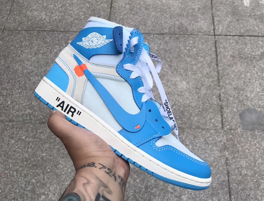 blue off white ones