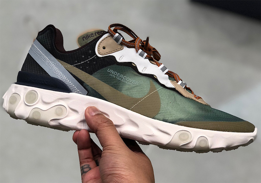 UNDERCOVER x Nike React Element 87 Green